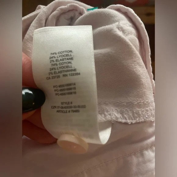 aritzia wilfred free ascendant baby pink pants size 00 - Picture 5 of 5